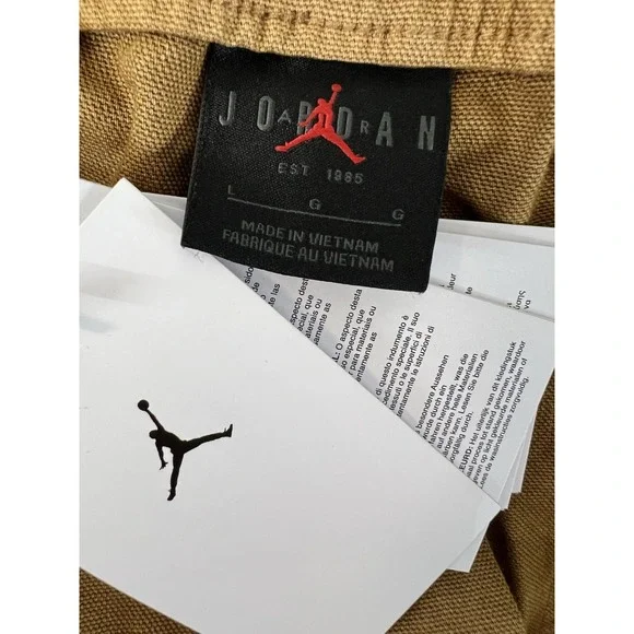 Nike Jordan Essentials Washed Chicago Pants FN6364-231‎ Brown Men's LARGE NWT